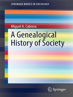 cover image of A Genealogical History of Society